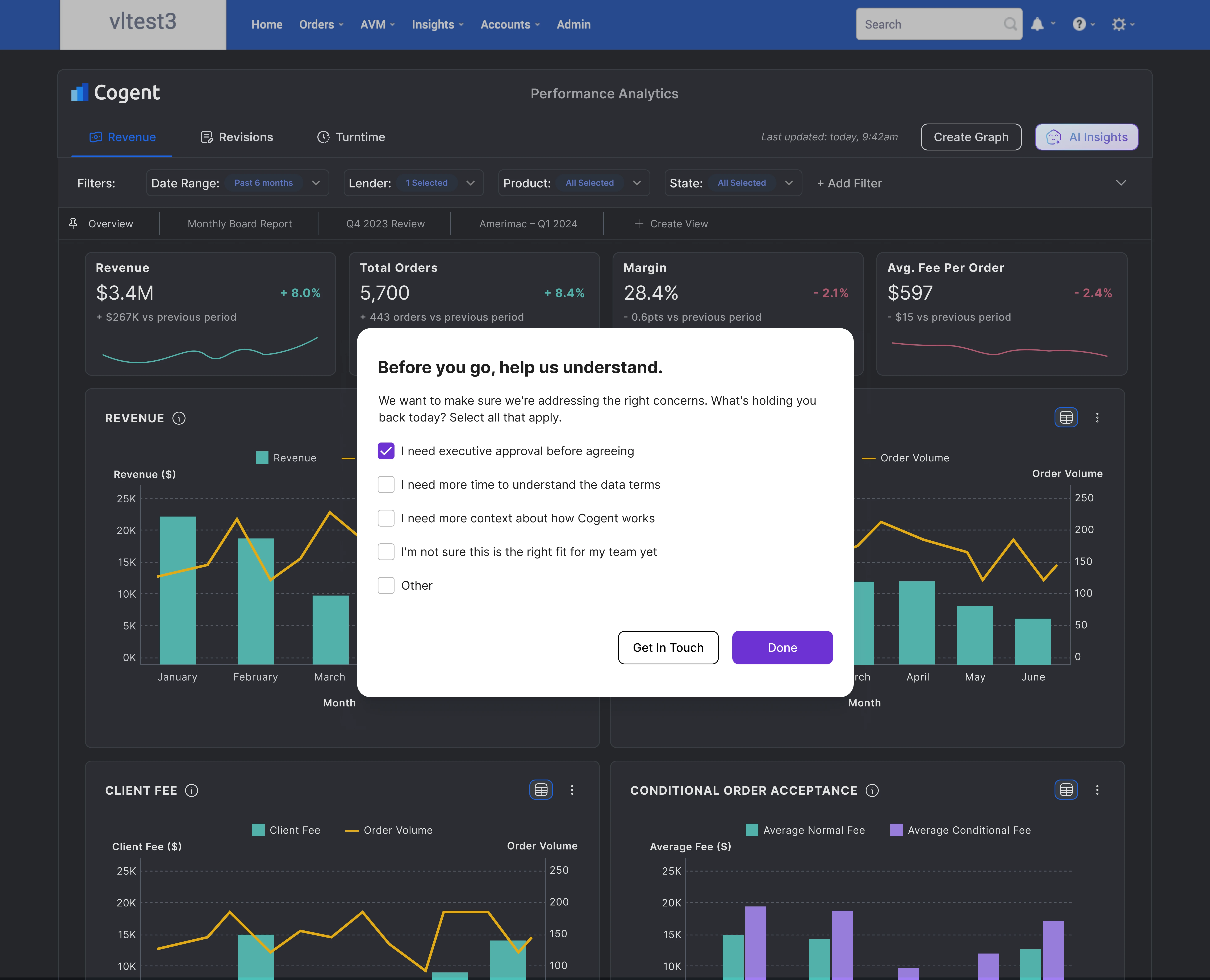 Reason for Declining